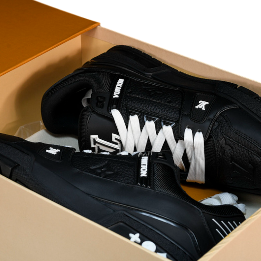 Louis Vuittоп Trainer Low 'Monogram Black Embossed'