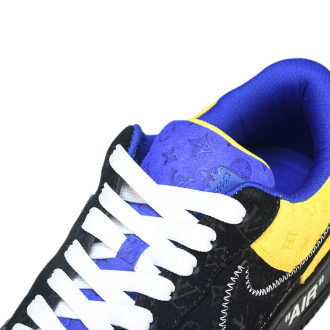 Louis Vuittоп x AF1 By Virgil Abloh ‘Black Metallic Silver’