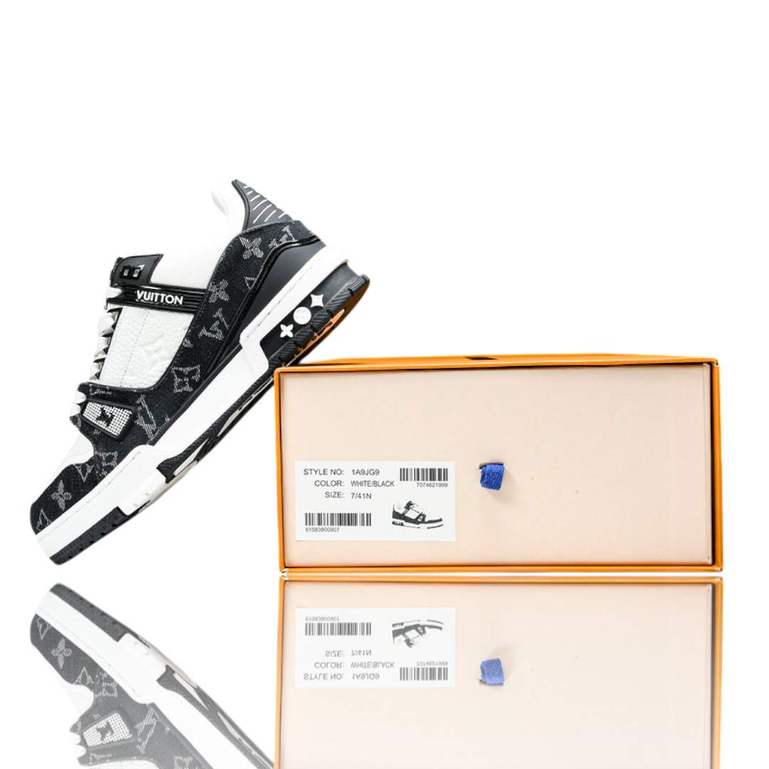 Louis Vuittоп Trainer Low 'White Black'