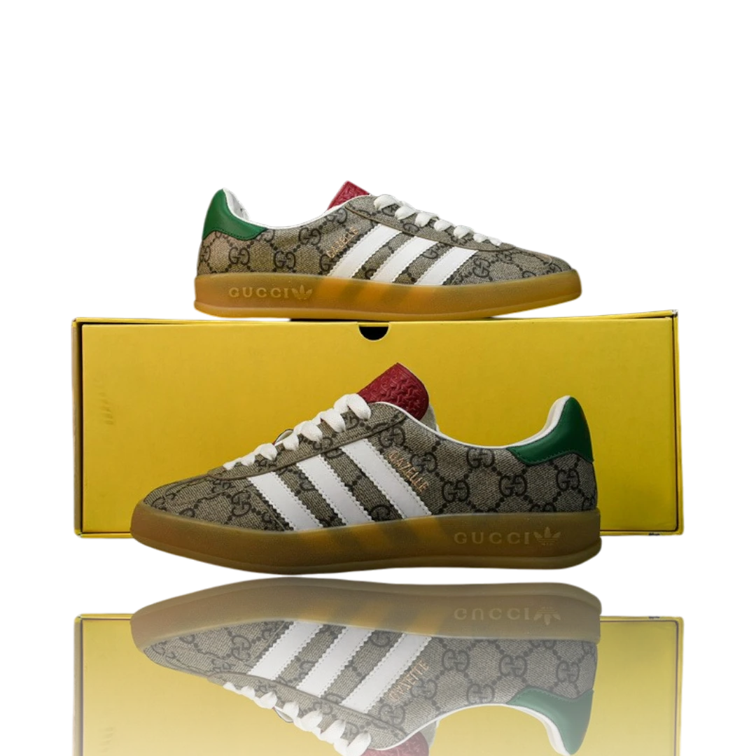 Guссi x Gazelle 'Beige GG Monogram'