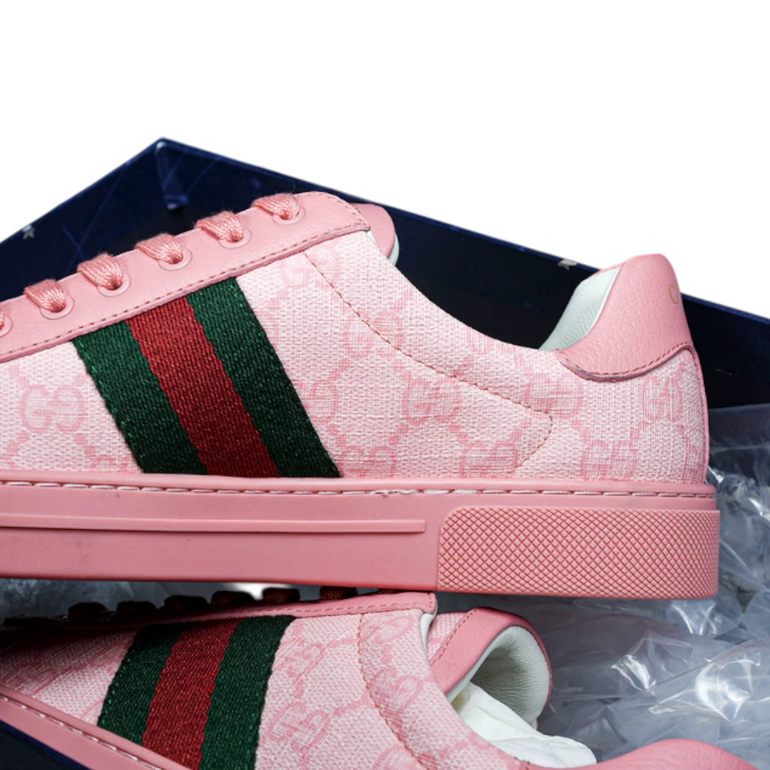 Guссi Ace Web Monogram 'Pink'