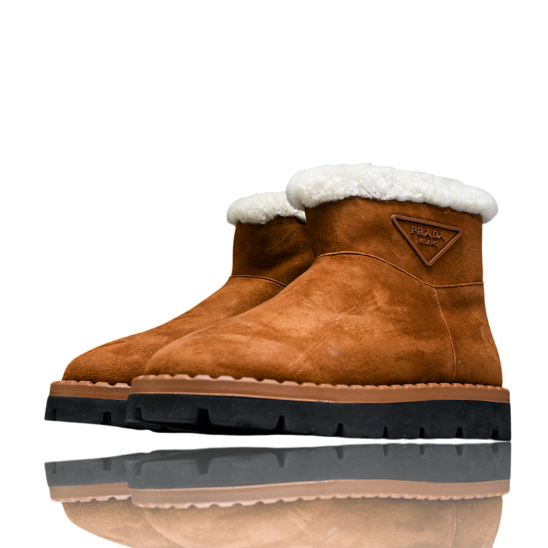 Prada Ankle Boots 'Brown'