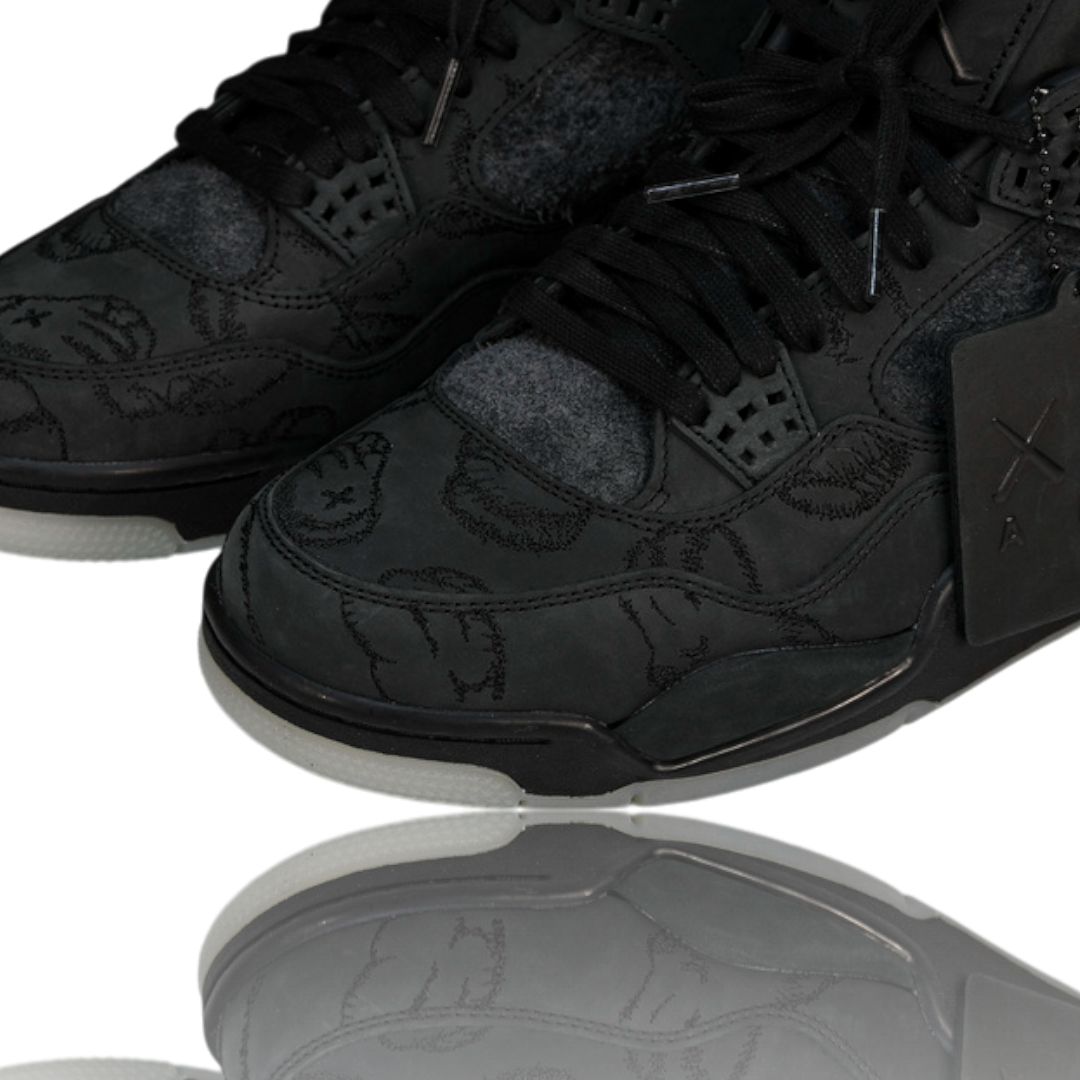 KAWS x AJ4 Retro 'Black'