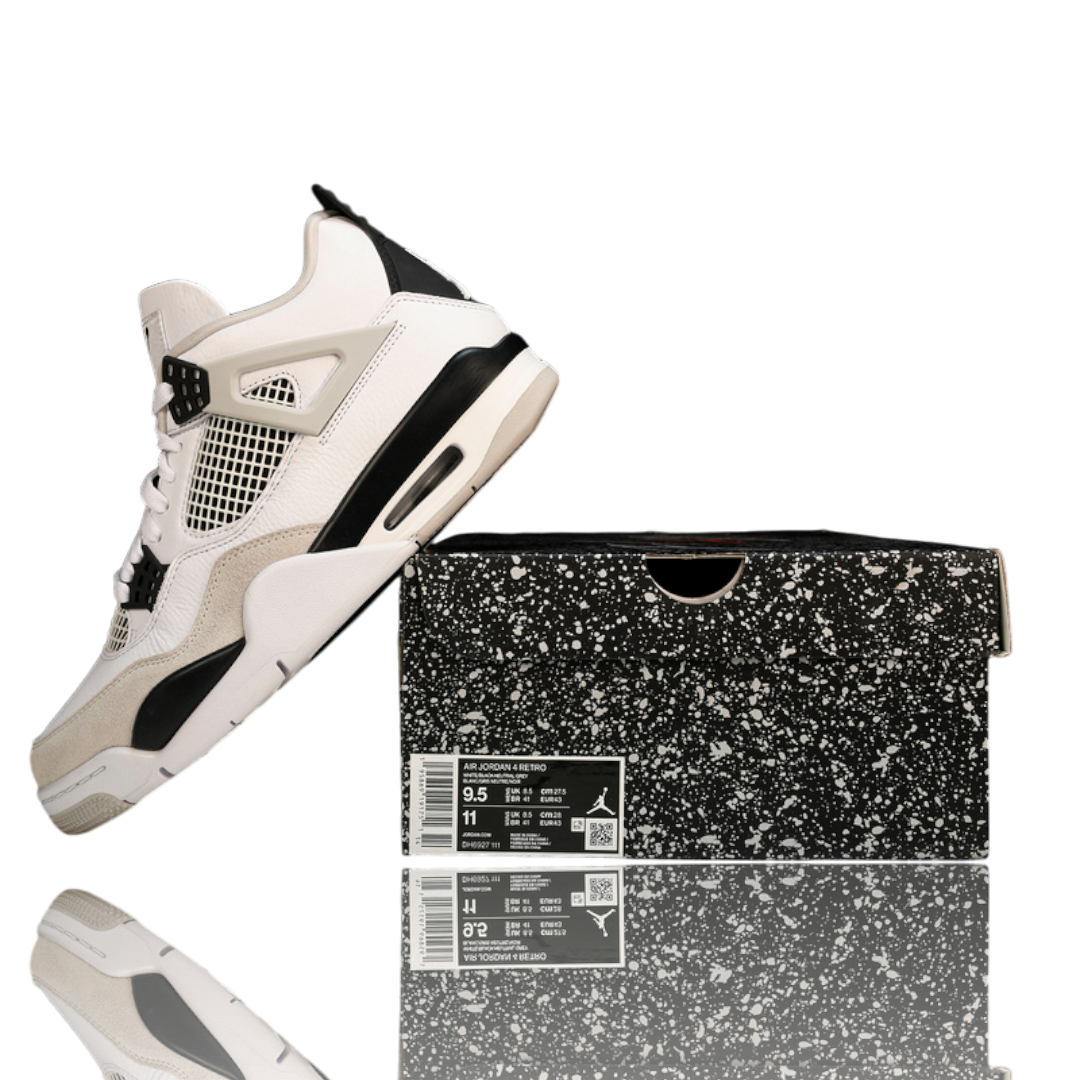 AJ4 Retro 'Military Black'