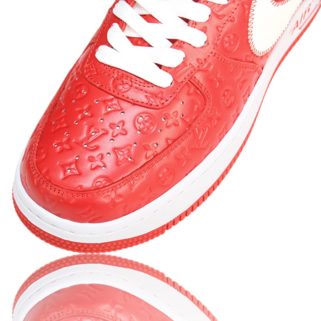 Louis Vuittоп x AF1 By Virgil Abloh 'White Red'