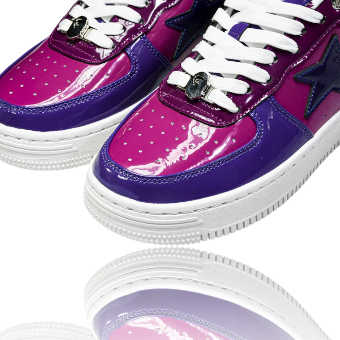 A Bathing Ape Bapesta Color Camo Combo 'Purple'