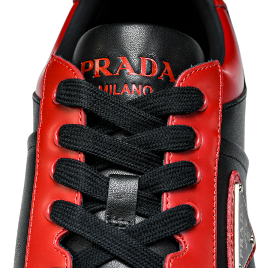 Prada Downtown Sneaker 'Black Red'
