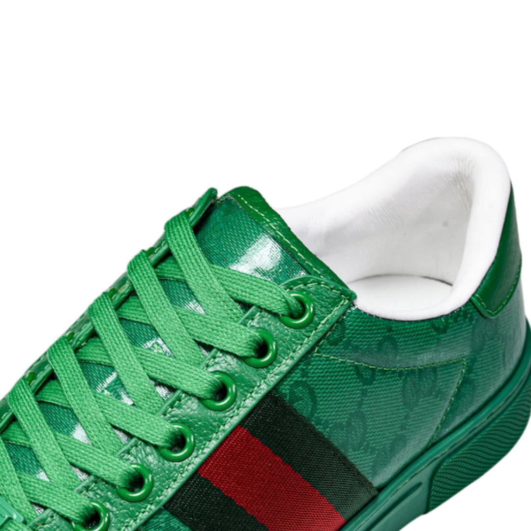 Guссi Ace Web 'Green Monogram'