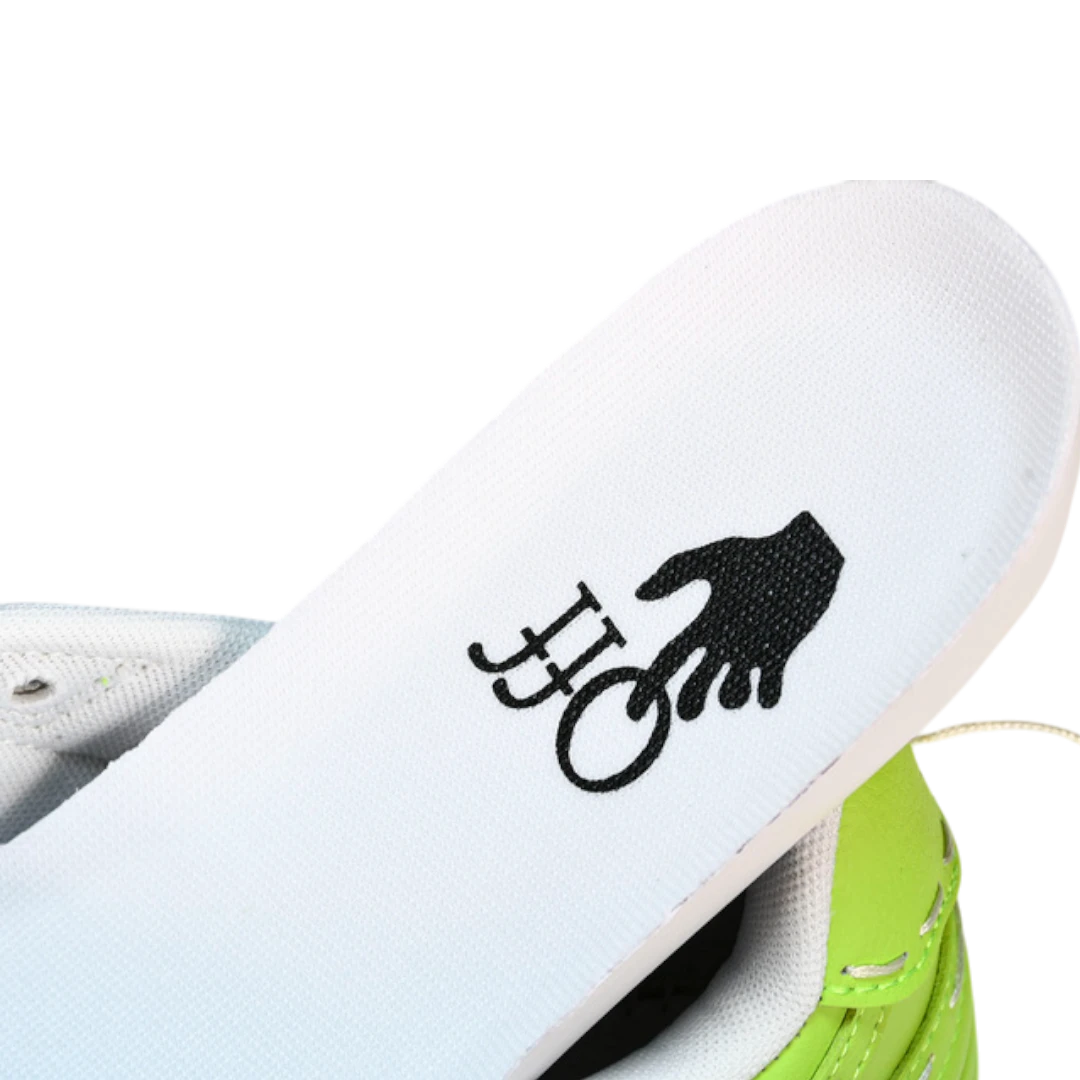 Off-White Out Of Office Low Top - Sartorial Stitch 'Green White'