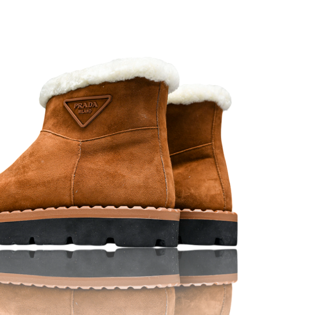 Prada Ankle Boots 'Brown'