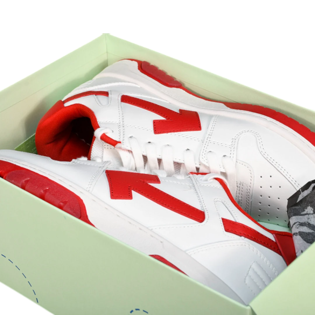 Off-White Out Of Office Low Top 'Red White'