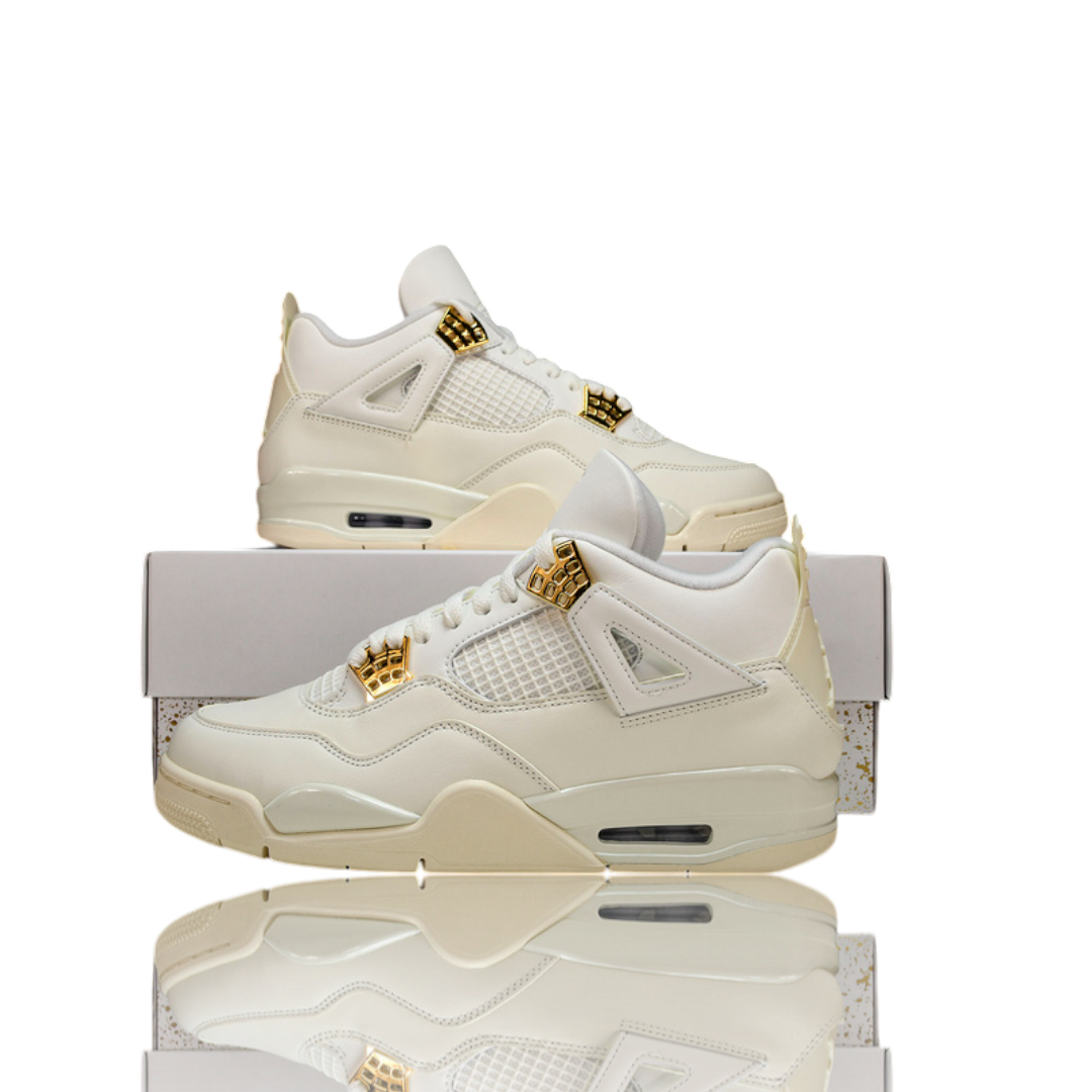 AJ4 Retro 'Metallic Gold'