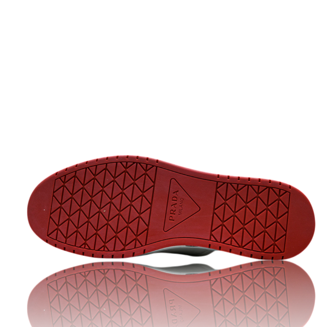 Prada Downtown Sneaker 'White Lacquer Red'