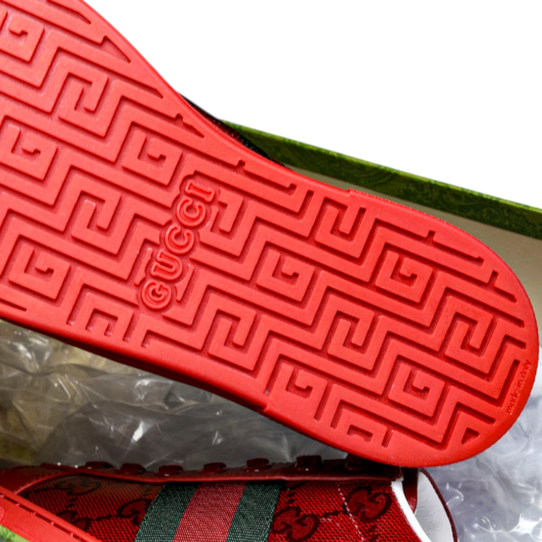 Guссi Ace Web 'Red Monogram'