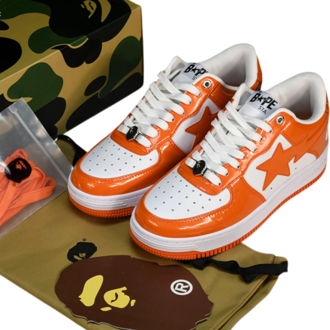 A Bathing Ape Bapesta 'Orange'