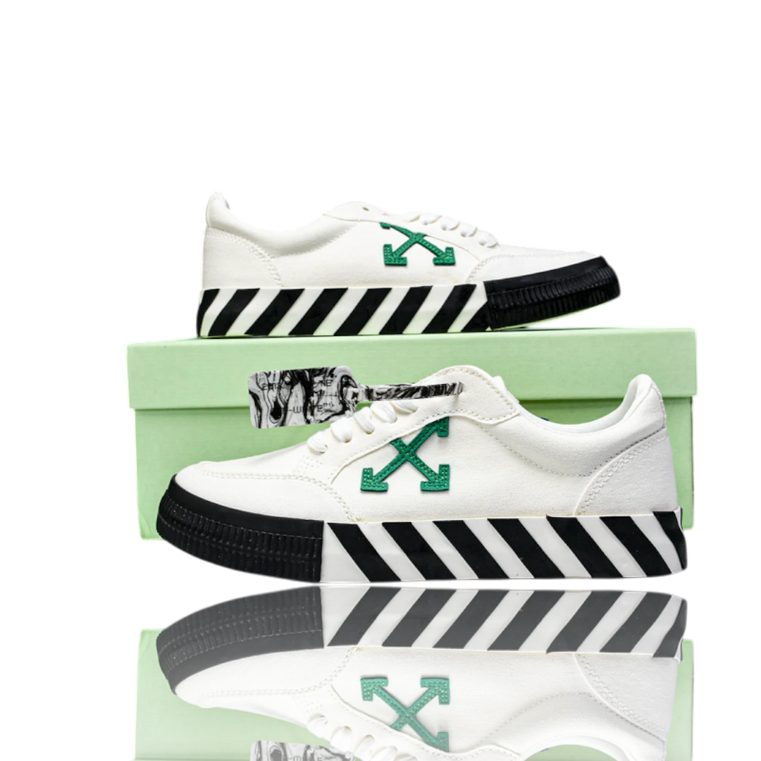 Off-White Vulc Low 'Canvas White Green'