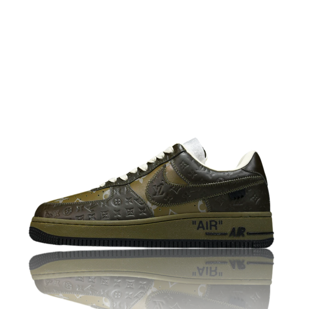 Louis Vuittоп x AF1 By Virgil Abloh 'Brown Grey'