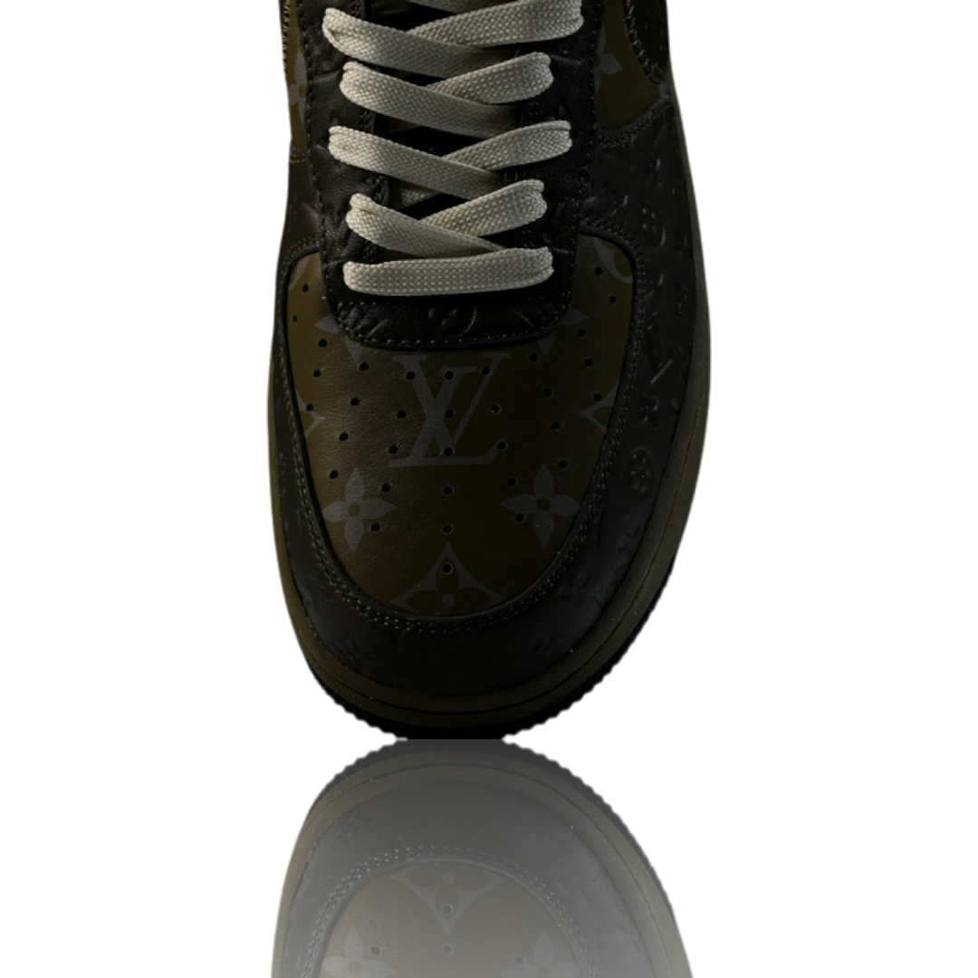 Louis Vuittоп x AF1 By Virgil Abloh 'Brown Grey'