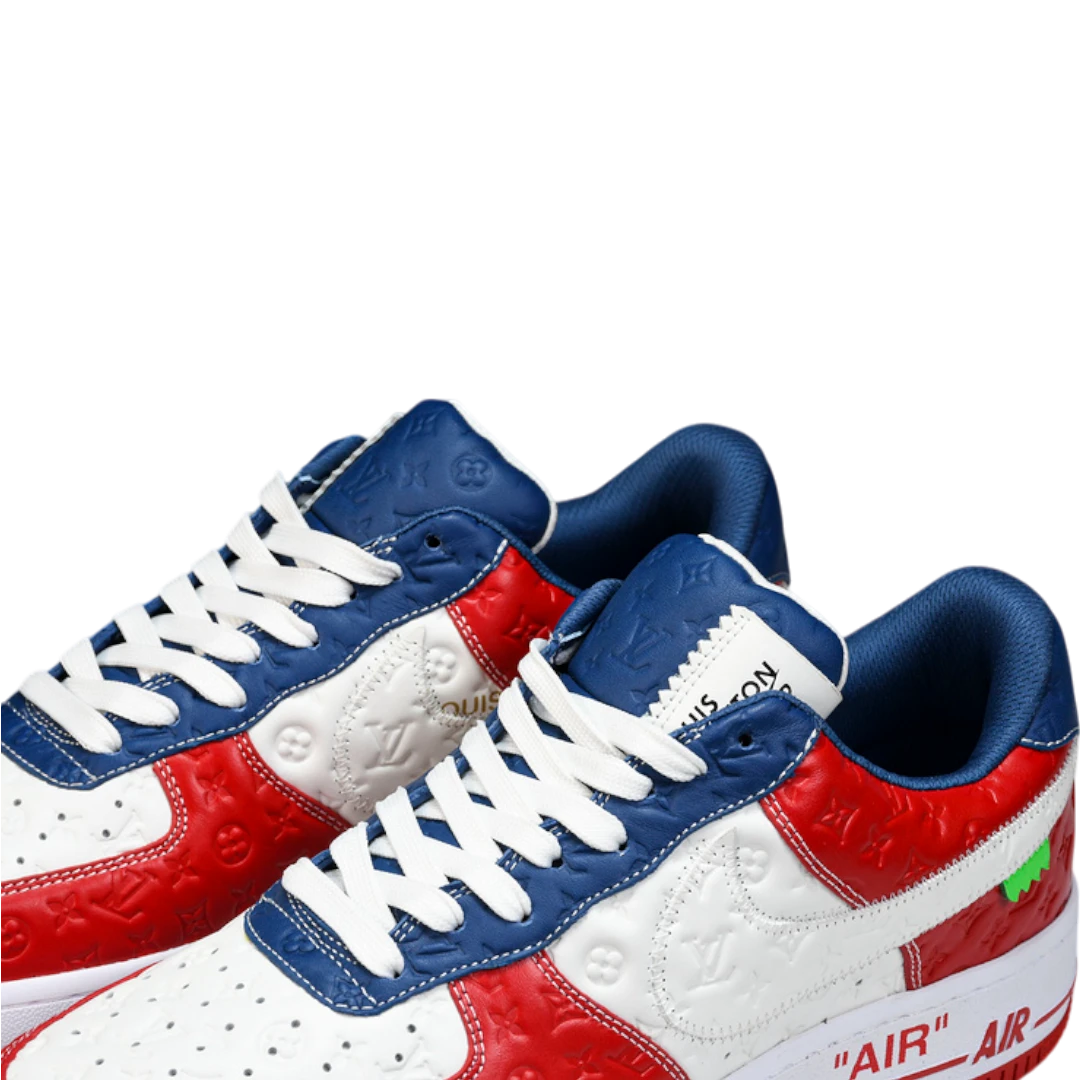 Louis Vuittоп x AF1 By Virgil Abloh 'White Red Blue'