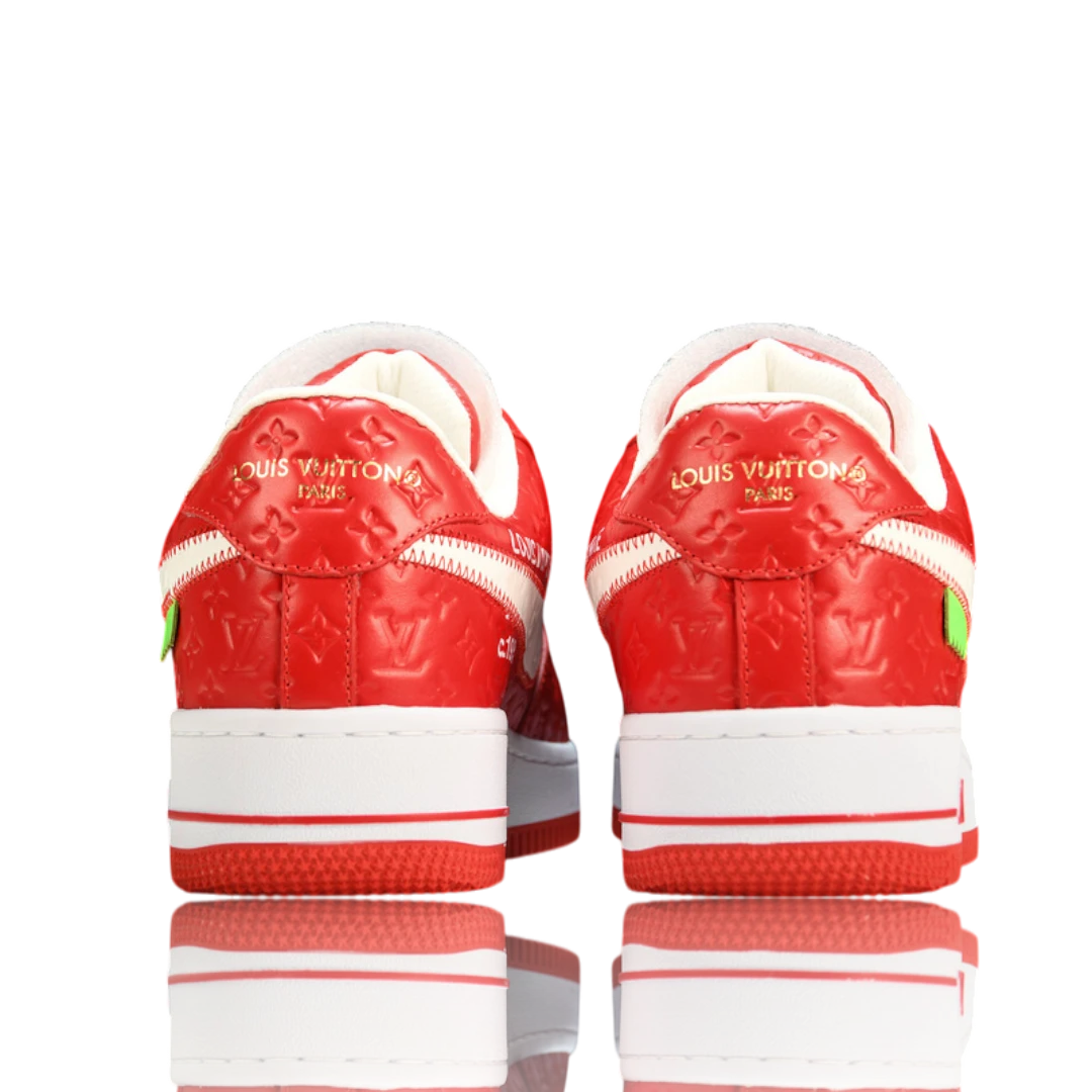 Louis Vuittоп x AF1 By Virgil Abloh 'White Red'