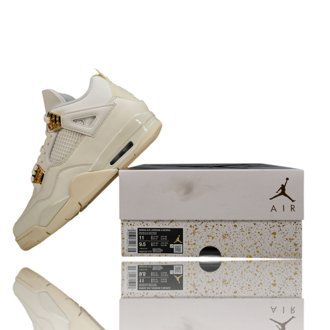 AJ4 Retro 'Metallic Gold'