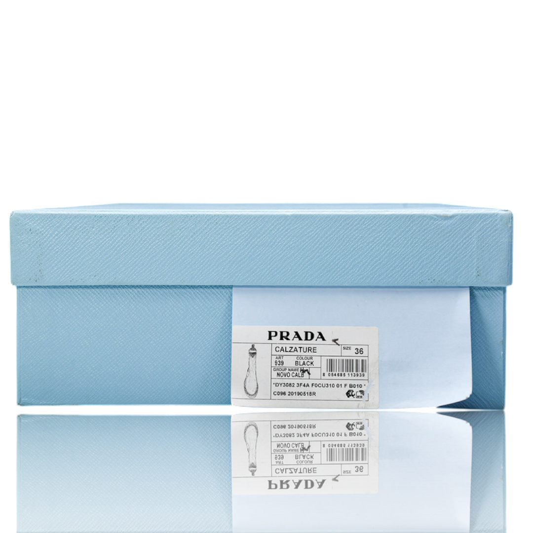 Prada Brushed Chelsea Boots 'Black'