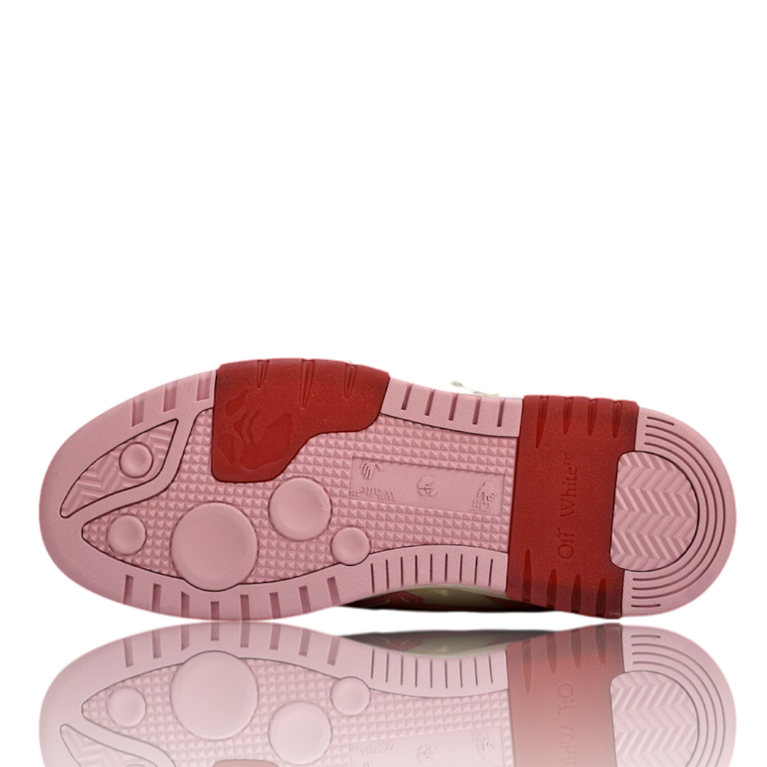 Off-White Out Of Office Low Top - Sartorial Stitch 'White Pink'