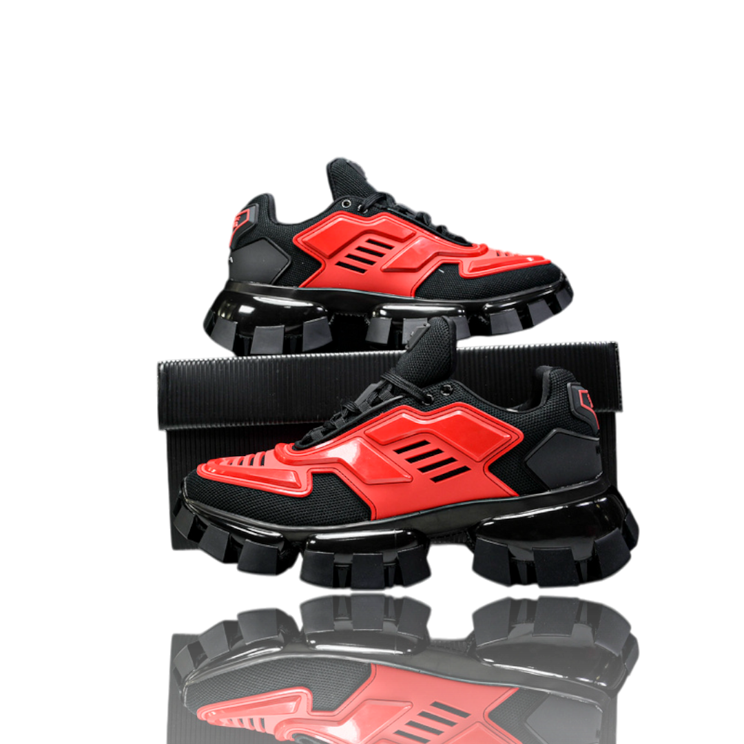 Prada Cloudbust Thunder Knit 'Red Black'