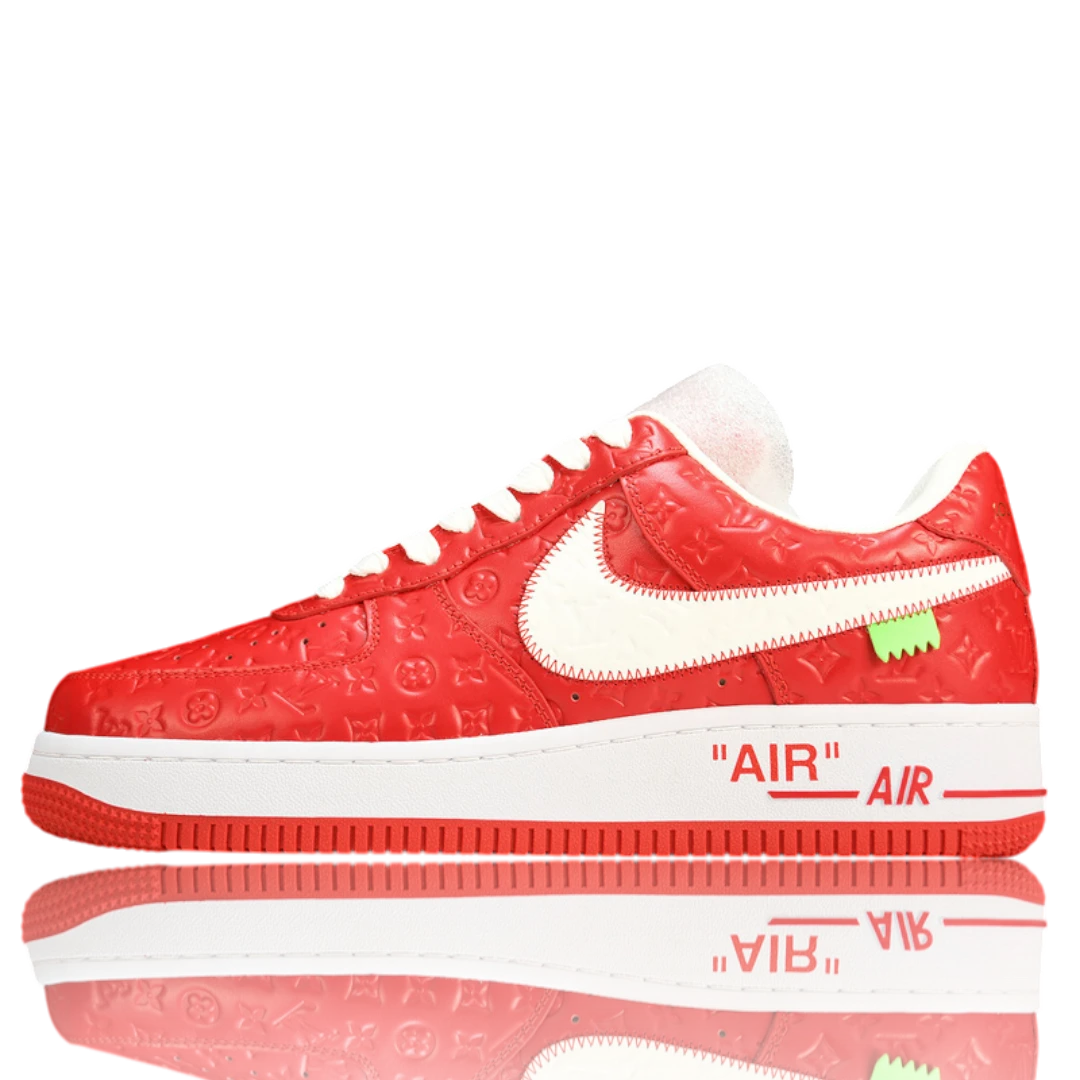 Louis Vuittоп x AF1 By Virgil Abloh 'White Red'