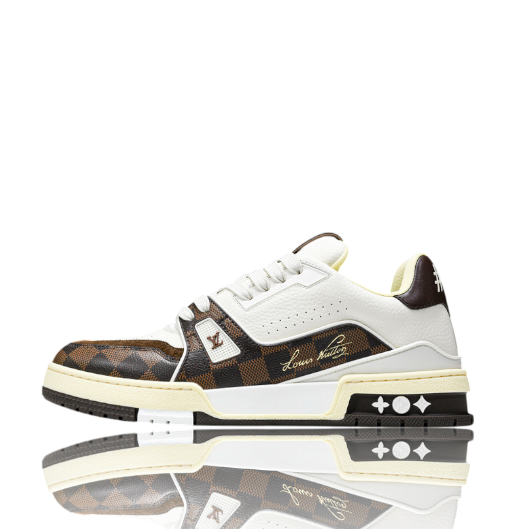 Louis Vuittоп Trainer Low By Tyler, The Creator 'White Mocha Damier'