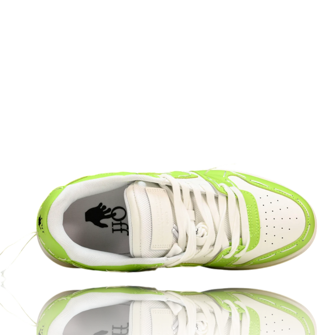 Off-White Out Of Office Low Top - Sartorial Stitch 'Green White'