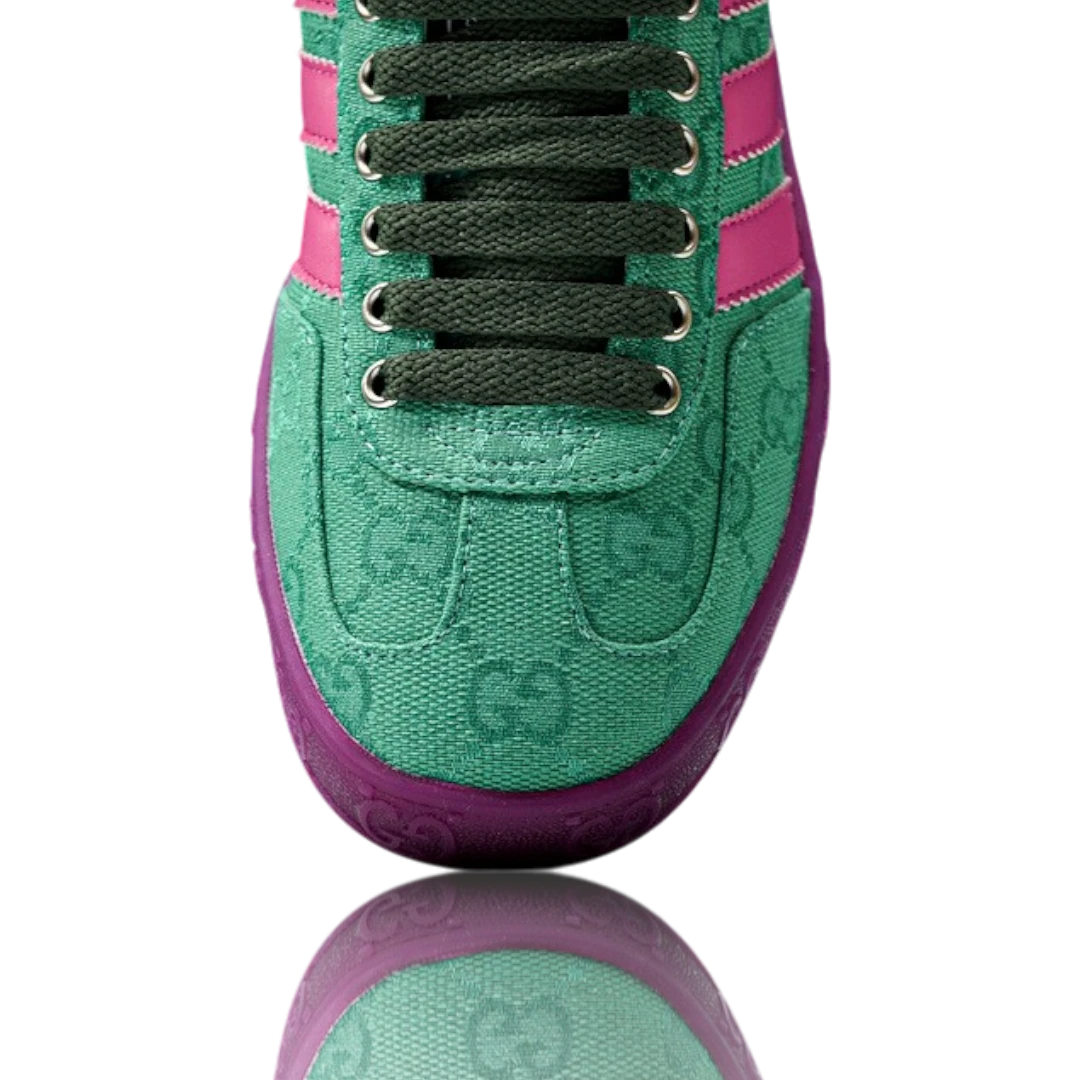 Guссi x Gazelle 'Green GG Monogram'