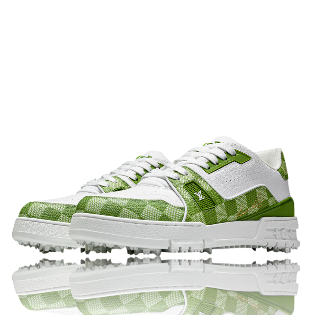 Louis Vuittоп Trainer Golf Shoes Low By Tyler, The Creator 'Green Damier'