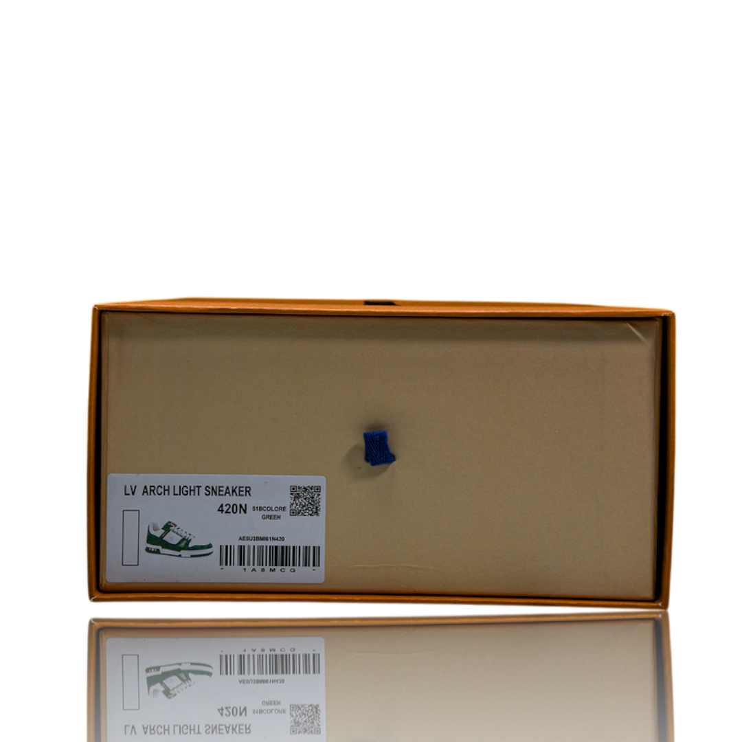 Louis Vuittоп Trainer Low 'Monogram Denim White Green'