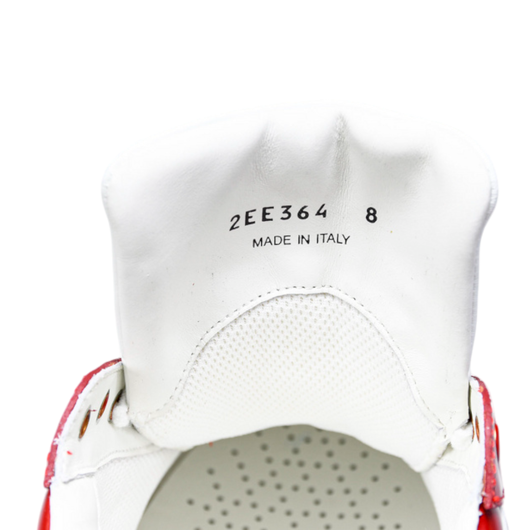 Prada Downtown Sneaker 'White Lacquer Red'