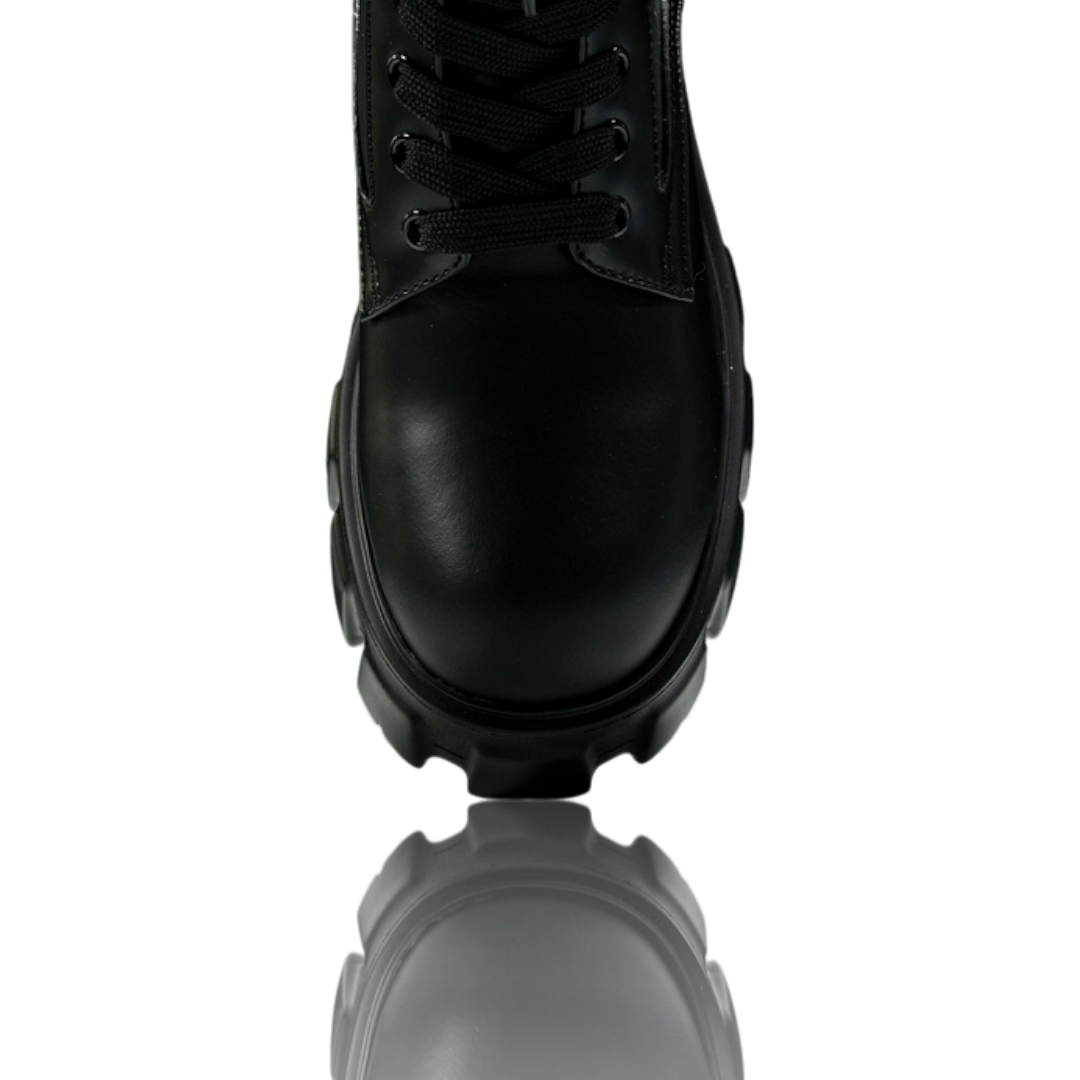 Prada Monolith brushed Boots 'With Pouch'