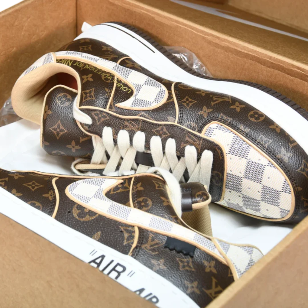 Louis Vuittоп x AF1 By Virgil Abloh ‘Monogram Brown'