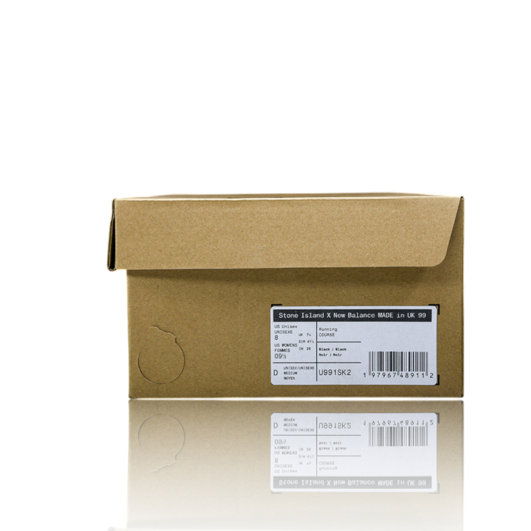 NB 991v2 MiUK x Stone Island 'Ghost Pack Black'