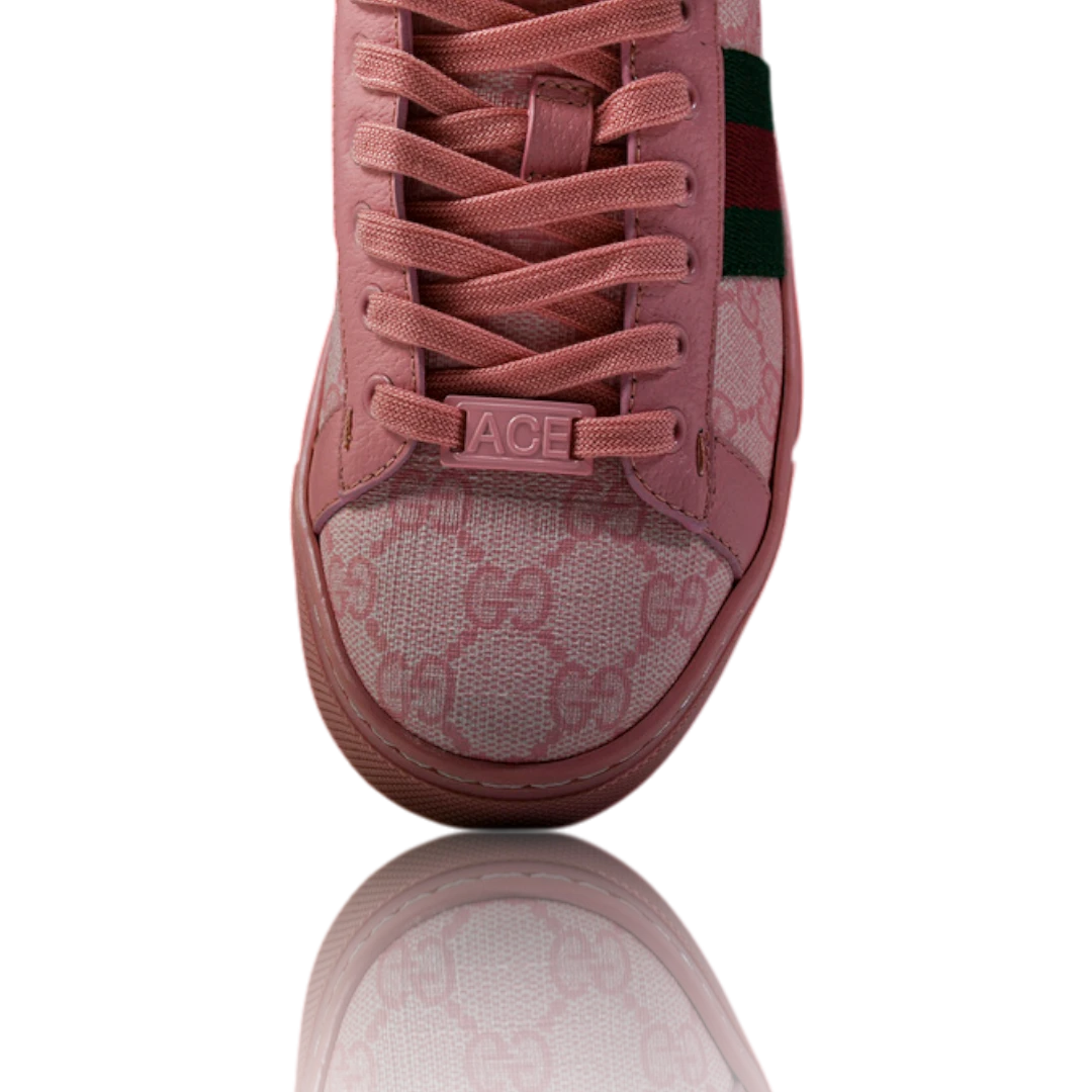 Guссi Ace Web Monogram 'Pink'