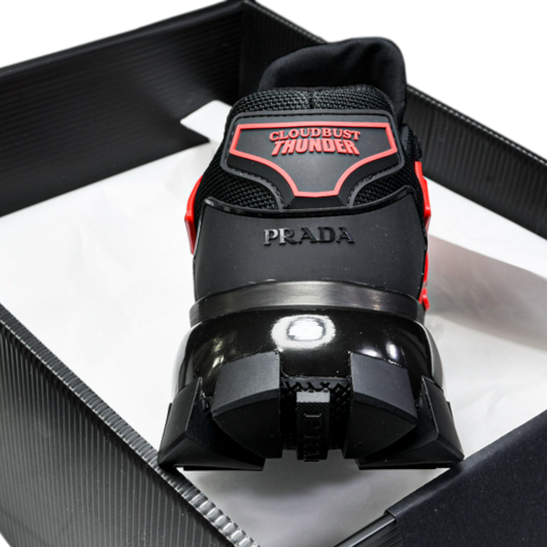 Prada Cloudbust Thunder Knit 'Red Black'
