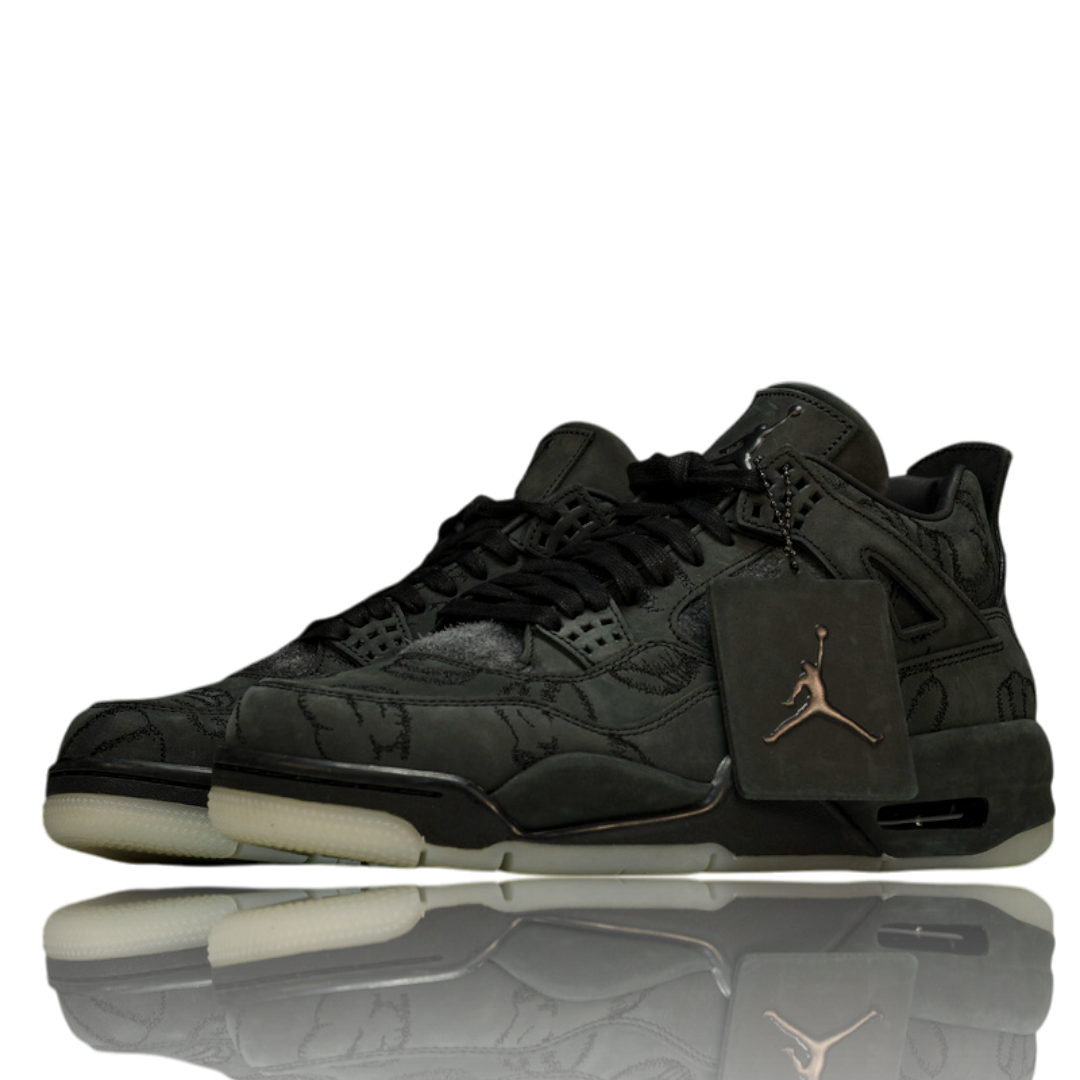 KAWS x AJ4 Retro 'Black'