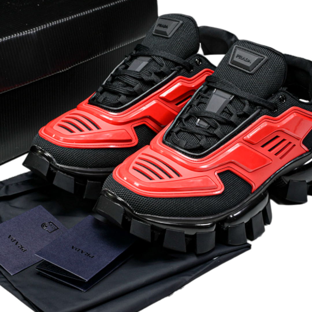 Prada Cloudbust Thunder Knit 'Red Black'