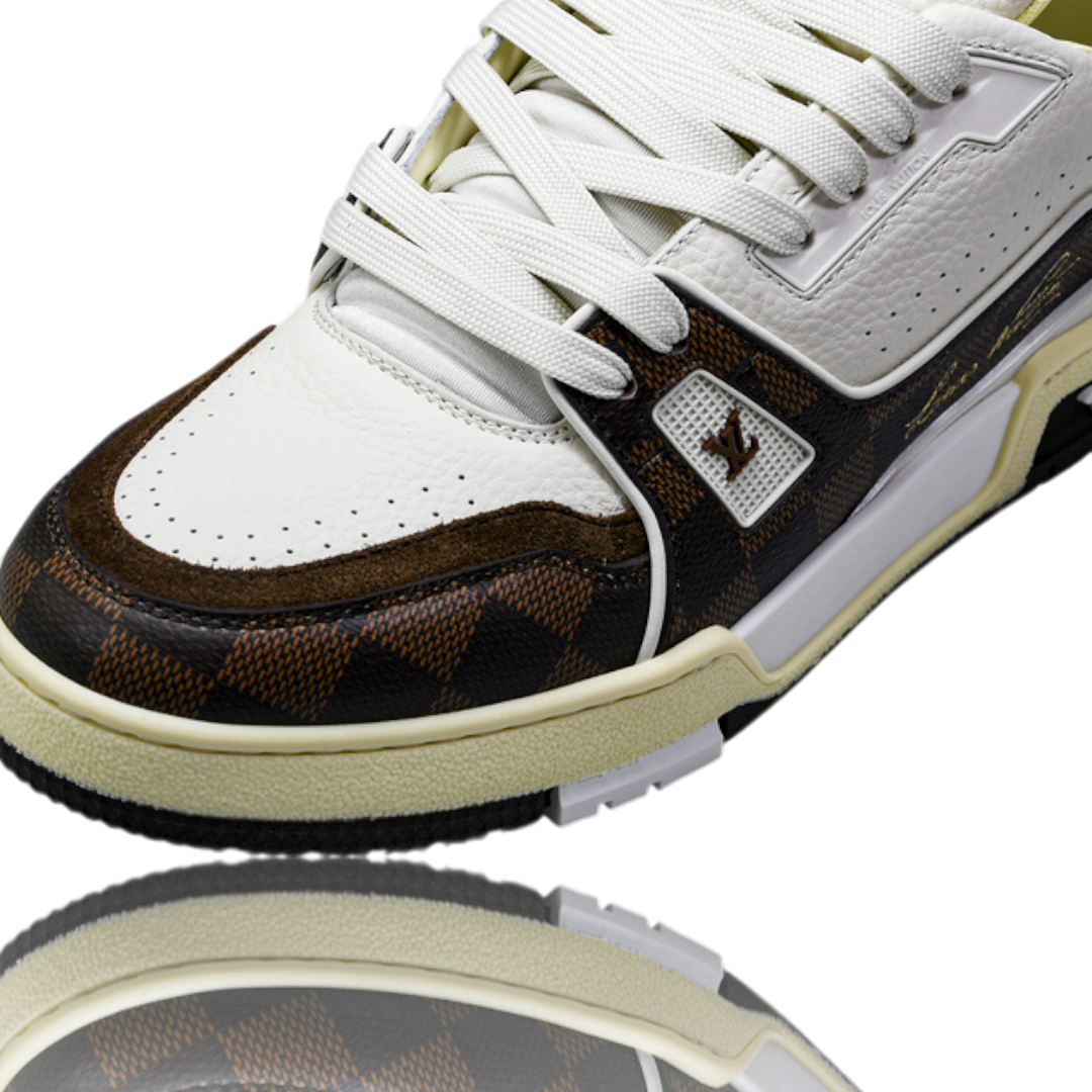 Louis Vuittоп Trainer Low By Tyler, The Creator 'White Mocha Damier'