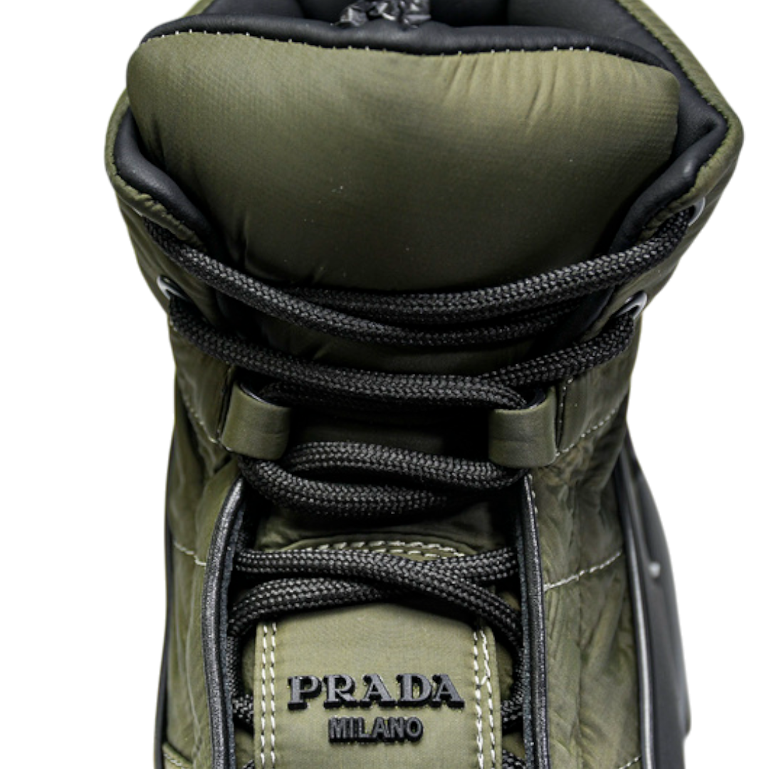 Prada Cloudbust Thunder High Tops 'Army Green'