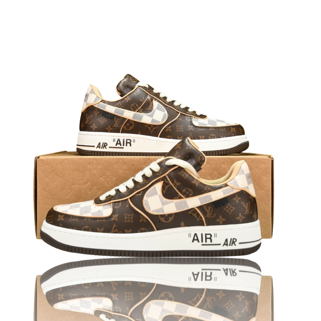 Louis Vuittоп x AF1 By Virgil Abloh ‘Monogram Brown'