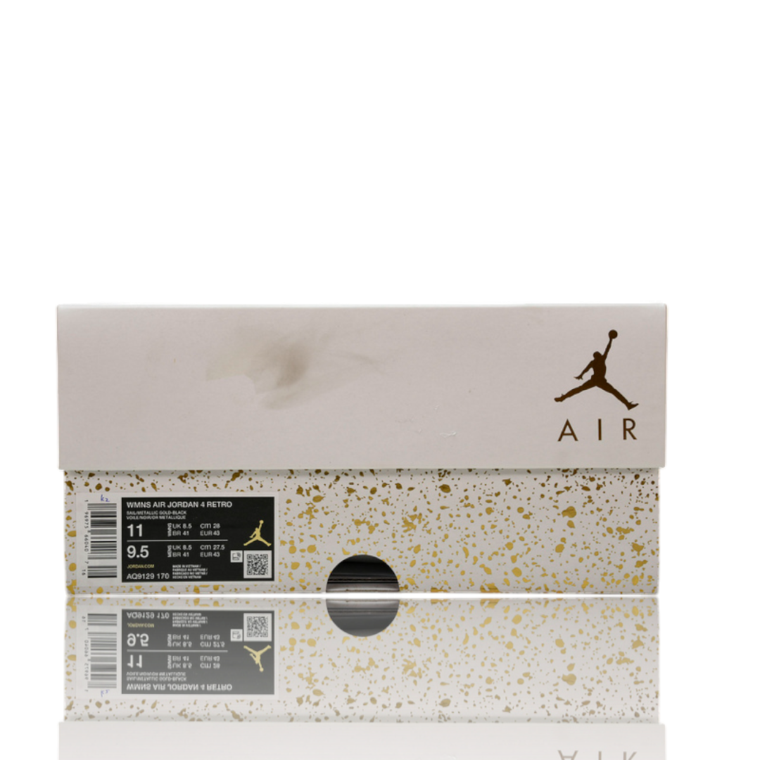 AJ4 Retro 'Metallic Gold'