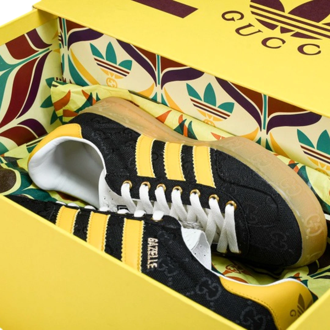 Guссi x Gazelle 'Black GG Monogram'