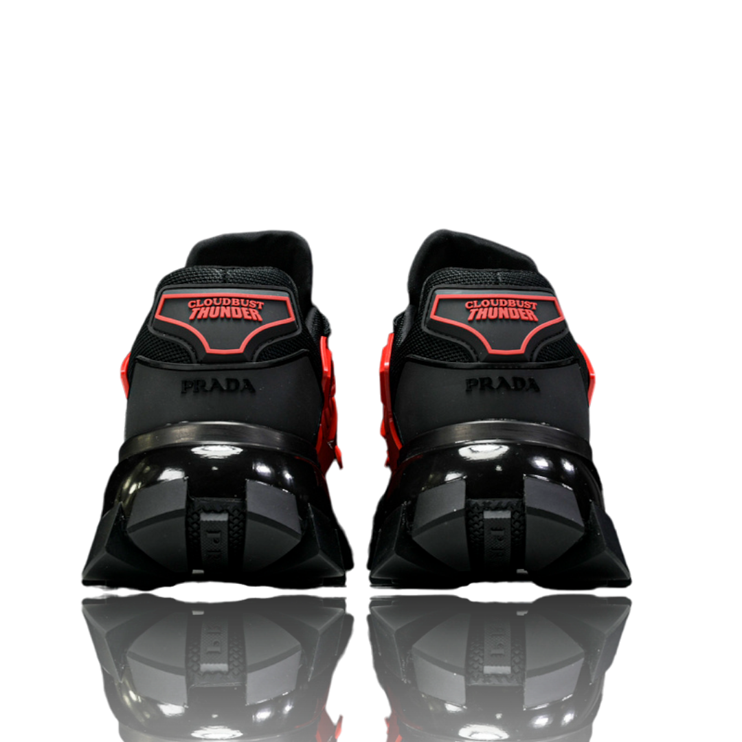 Prada Cloudbust Thunder Knit 'Red Black'