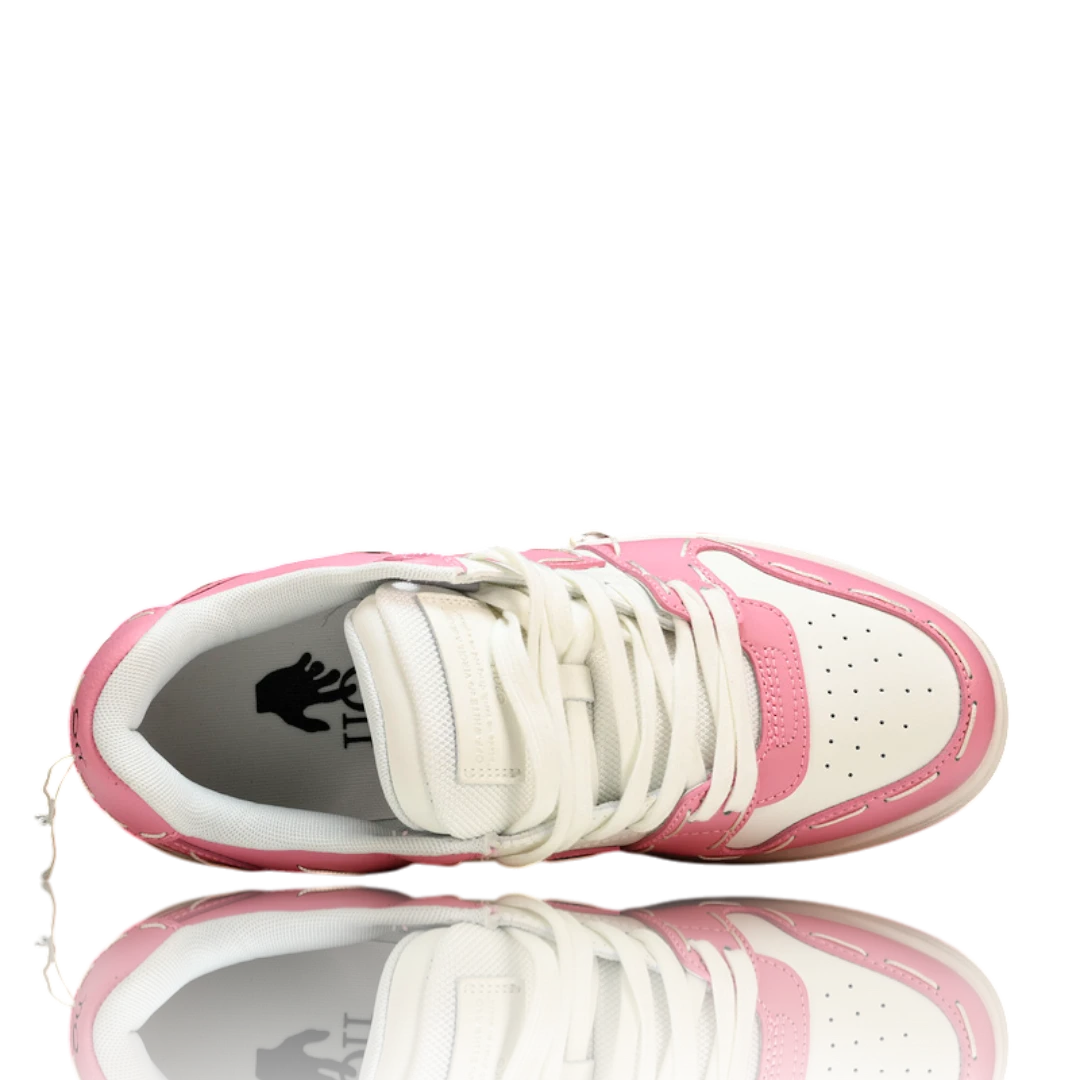 Off-White Out Of Office Low Top - Sartorial Stitch 'White Pink'