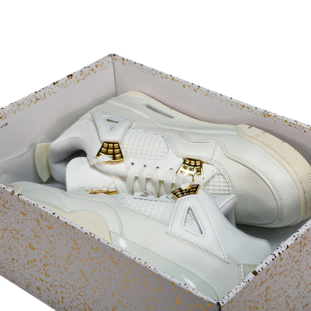 AJ4 Retro 'Metallic Gold'